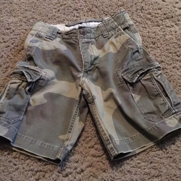GAP Bottoms Vintage Gap Cargo Standard Issue Camo Boys Shorts Size